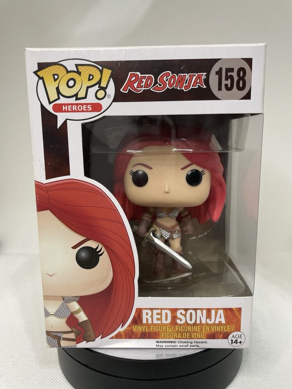 Funko Pop! Vinyl: Red Sonja - Red Sonja #158 W Pop Protector - Mint